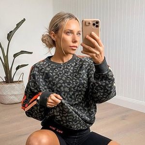 Sarah’s Day X White Fox Team Camo Oversized Jumper